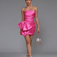 Jazmin Strapless Mini Dress with Bow