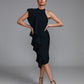 Dretta Black Ruffle Dress