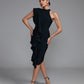 Dretta Black Ruffle Dress