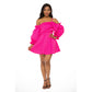 Eisha Pink Mini Dress