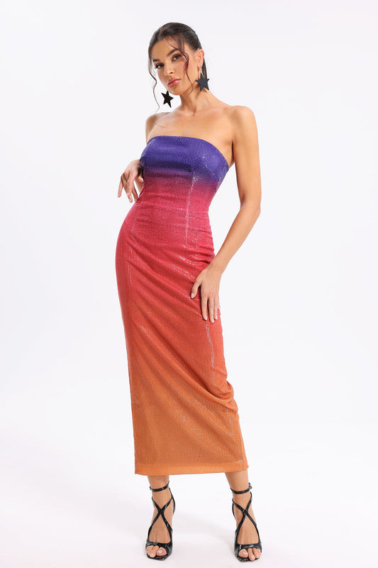 Ombre Sunset Dress