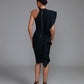 Dretta Black Ruffle Dress