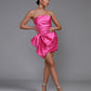 Jazmin Strapless Mini Dress with Bow