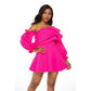 Eisha Pink Mini Dress