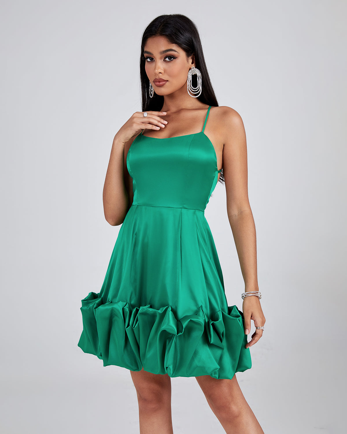 Elodie Satin Dress