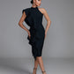 Dretta Black Ruffle Dress