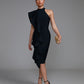 Dretta Black Ruffle Dress